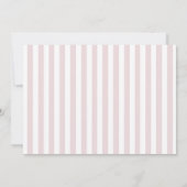 Blush Floral Mutter Tag Brunch Einladung (Rückseite)