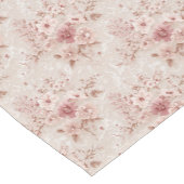 Blush Floral Romantic Lace-Inspired Table Runner Kurzer Tischläufer (Ecke)
