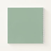 Blush Floral Sage Letters to My Daughter Journal Notizblock (Rückseite)