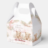 blush floral teddy bear pink geschenkschachtel (Vorderseite)