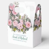 Blush Floral Wedding Geschenkschachtel (Geöffnet)