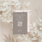 Blush Floral Wedding RSVP Card mit Wahlmöglichkeit Karte