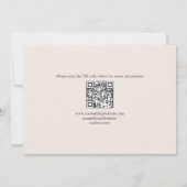 Blush Floral Wedding Save the Date Photo (Rückseite)