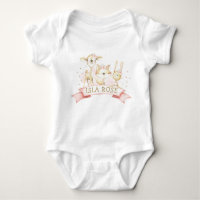 Blush Floral Woodland Tiere Girl Individuelle Name