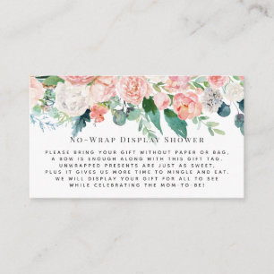 Blush Florals Display Dusche Einladung einfügen