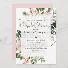 Blush Florals & Greenery Brautparty
