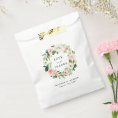 Blush Florals | Personalisierte Hochzeit Vielen Da Geschenktütchen (Versiegelt)
