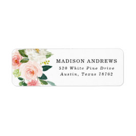 Blush Florals Rücksendeadresse