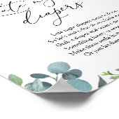 Blush Florals Teapot Späte Nachttaucher Zeichen Poster (Ecke)