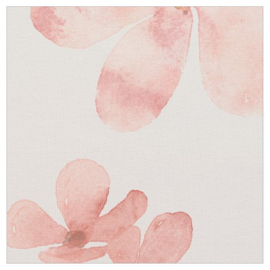 Blush Flowers Fabric Stoff (Nahaufnahme)