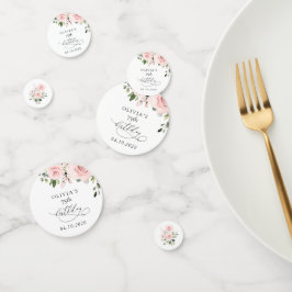 Blush Flowers, Pink Flowers, Greenery, Birthday Konfetti