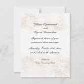 Blush Flush Wedding Einladung (Vorderseite)