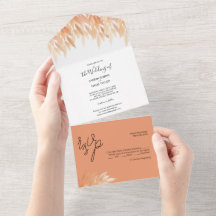 Blush Foliage Wasserfarbe Reiche Pastelltöne