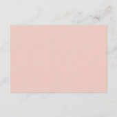 Blush Frame Wedding RSVP und Registry Begleitkarte (Rückseite)