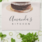 BLUSH FRUIT CAKE PATISSERIE CUPCAKE KOCH BAKERY GESCHIRRTUCH (Gefaltet)