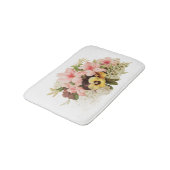 Blush Garden Bloral Bath Mat Badematte (Schrägansicht)