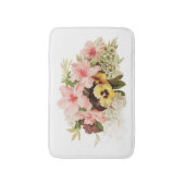 Blush Garden Bloral Bath Mat Badematte (Vorderseite Vertikal)