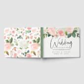 Blush Garden Floral Wedding Gästebuch (Voll)