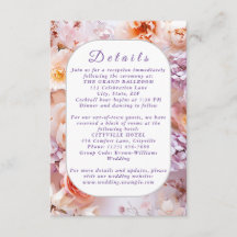 Blush Garden Romantische Hochzeitskarte