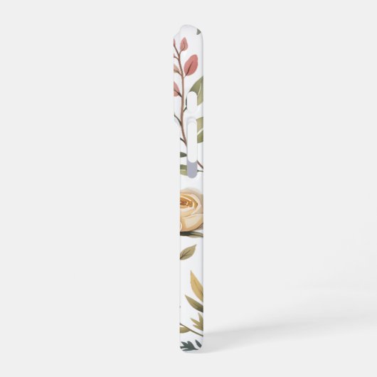 Blush Garden Roses iPhone Hülle (Linke Seite)