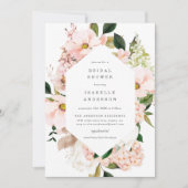 Blush Garden Spring Bridal Dusche Einladung (Vorderseite)
