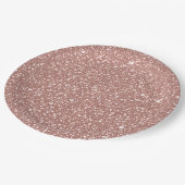 Blush Geometric Pattern Party Pappteller (Schrägansicht)