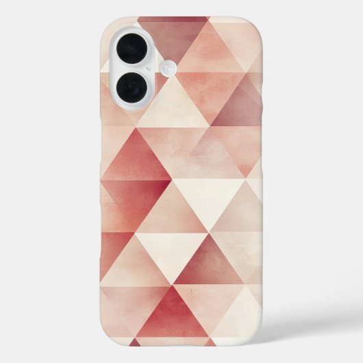 Blush Geometry Fade Case-Mate iPhone Hülle (Rückseite)