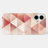 Blush Geometry Fade Case-Mate iPhone Hülle (Rückseite (Horizontal))