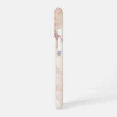 Blush Geometry Fade iPhone 16 Hülle (Linke Seite)