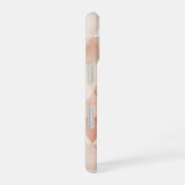 Blush Geometry Fade iPhone 16 Hülle (Rechte Seite)