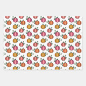 Blush Ghosts Pumpkins Halloween Mixed Patterns Geschenkpapier Set (Vorderseite 3)