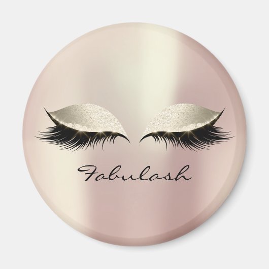 Blush Girly Makeup Lashes Magnet (Vorne)