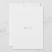 Blush Glittery Hochzeit Einladung (Rückseite)