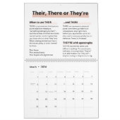 Blush Glitzer Boss Lady CEO Monogram Spelling Kalender (Mär 2026)