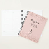 Blush Glitzer Boss Lady Regeln Personalisiert Planer (Anzeige)