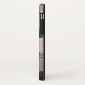 Blush Glitzer Glam Streifen #1 #gliny Case-Mate iPhone Hülle (Hinten/Links)