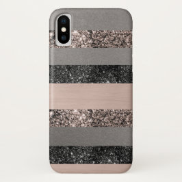Blush Glitzer Glam Streifen #1 #gliny Case-Mate iPhone Hülle