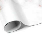 Blush Glitzer Rosa Marmorleuchte Geschenkpapier (Rolleneckpunkt)