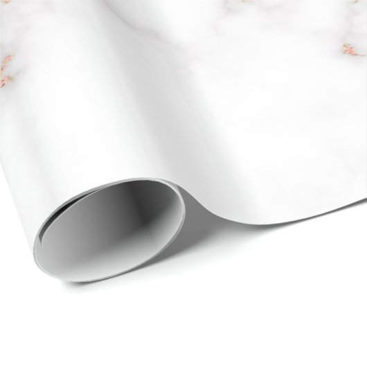 Blush Glitzer Rosa Marmorleuchte Geschenkpapier (Rolleneckpunkt)
