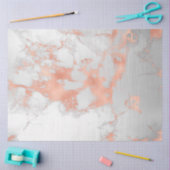 Blush Glitzer Weißrosa Marmor Moderne Seidenpapier (Basteln)