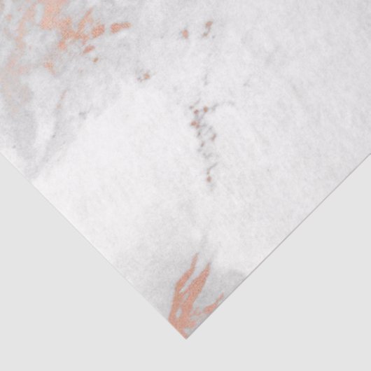 Blush Glitzer Weißrosa Marmor Moderne Seidenpapier (Ausschnitt)
