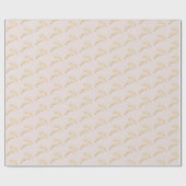 Blush Gold Eyelashes Geschenkpapier (Flach)