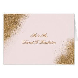 Blush Gold Glitzer Sparkle
