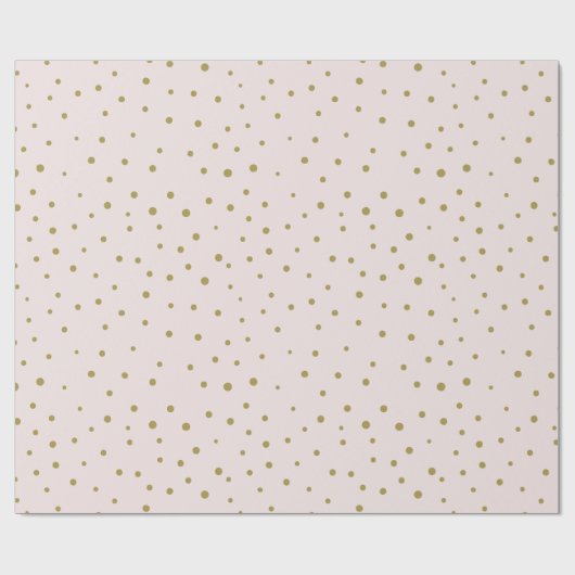 Blush & Gold Joy Script | Urlaubspapier Geschenkpapier (Flach)