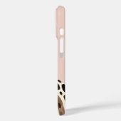 Blush Gold Leopard Case-Mate iPhone Hülle (Rückseite / Links)