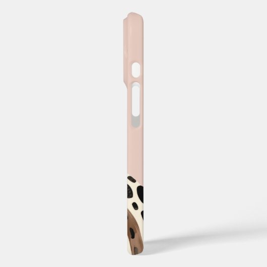 Blush Gold Leopard Case-Mate iPhone Hülle (Rückseite / Links)