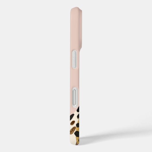 Blush Gold Leopard Case-Mate iPhone Hülle (Rückseite / Rechts)