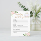 Blush Gold Little Kürbis Blumenbaby Vorhersagen (Stehend Vorderseite)