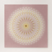 Blush Gold Mandala Puzzle (Horizontal)