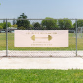 Blush & Gold Personal Trainer Banner (Insitu)